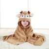 main-image-7 Cartoon Baby Hooded Bath Towel – Soft Swaddle Blanket