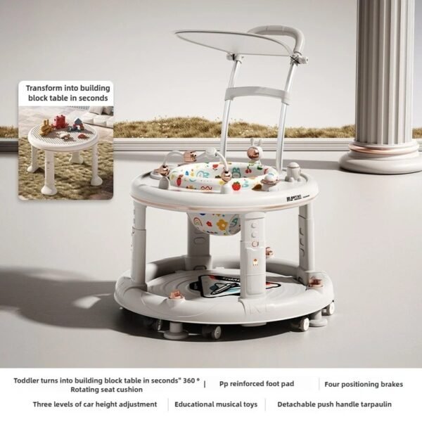 main-image-8 Children's Walker – Anti-Rollover with Music Tray