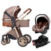 Luxury 3-in-1 Portable Baby Stroller – High Landscape Pushchair
