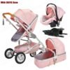 3-in-1 Baby Stroller with ISOFIX – Luxury Travel Carriage