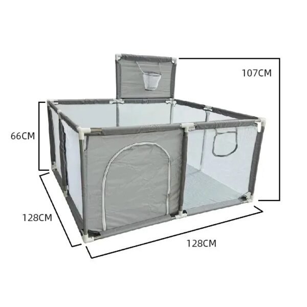 main-image-8 Baby Playground Playpen – Steel Frame Activity Fence