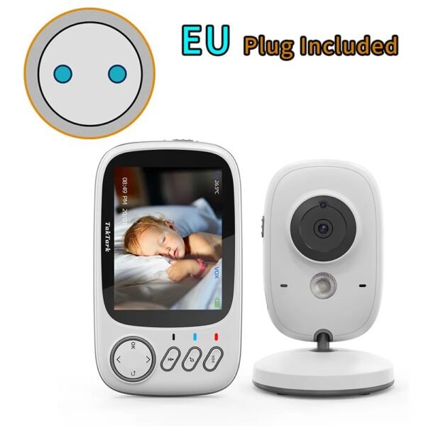 Wireless Video Baby Monitor – TakTark 3.2-Inch with Night Vision