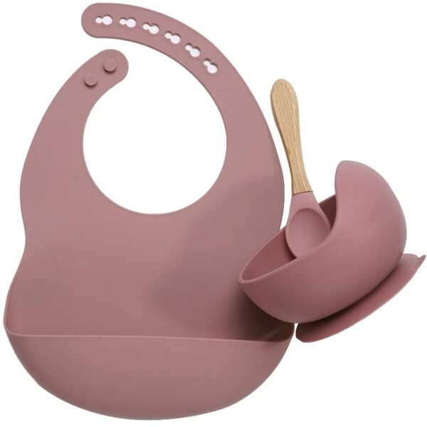 Children’s Tableware Set – Baby Bib, Bowl & Spoon