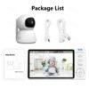 5" HD Baby Monitor with Pan-Tilt Camera & Night Vision