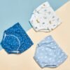 3pcs Baby Cotton Training Pants – Waterproof Reusable Diapers