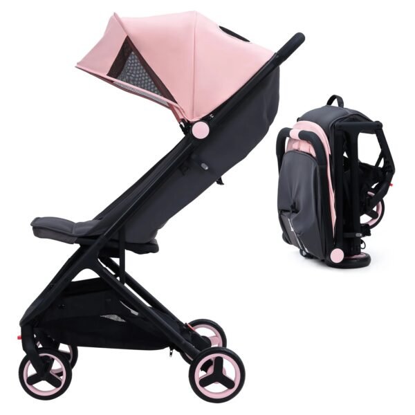 Lightweight Baby Stroller – Compact & One-Hand Folding