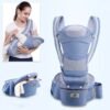 Ergonomic Newborn Baby Carrier With Hipseat – 3-Way Carry