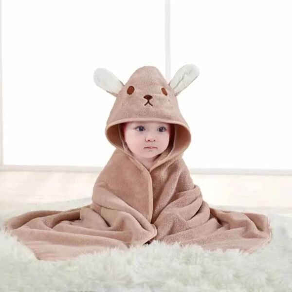 main-image-9 Cartoon Baby Hooded Bath Towel – Soft Swaddle Blanket