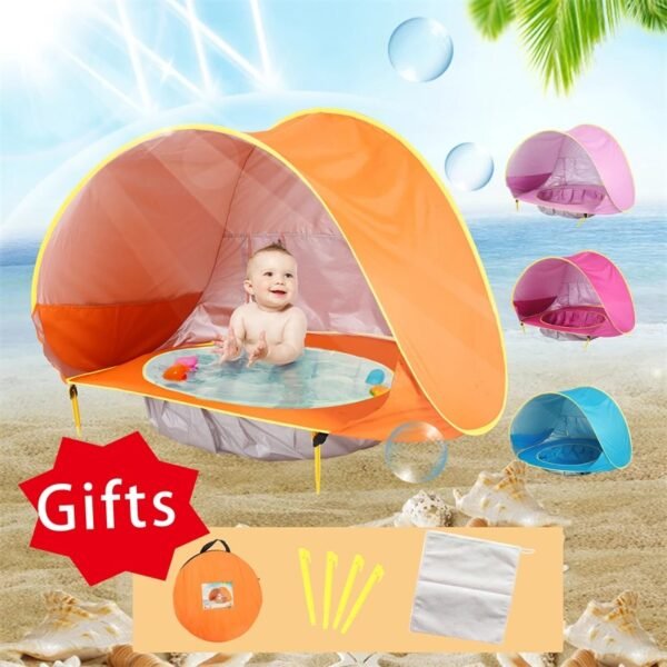 Baby Beach Tent Portable Shade Pool UV Protection Sun Shelter For Infant Outdoor Toys Child Swimming Pool Play House Tent Toys Baby Beach Tent Portable Shade Pool UV Protection Sun Shelter For Infant Outdoor Toys Child Swimming Pool Play House Tent Toys