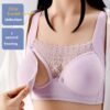 2025 Open front non-underwire maternity bra folding anti-sagging Breastfeeding underwear during pregnancy