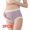 3PCS High Waist Breathable Comfort Briefs Soft Maternity Dresses for Pregnant Women Push Up Panties Pregnant Woman Clothes Pants