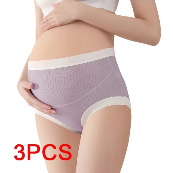 3PCS High Waist Breathable Comfort Briefs Soft Maternity Dresses for Pregnant Women Push Up Panties Pregnant Woman Clothes Pants
