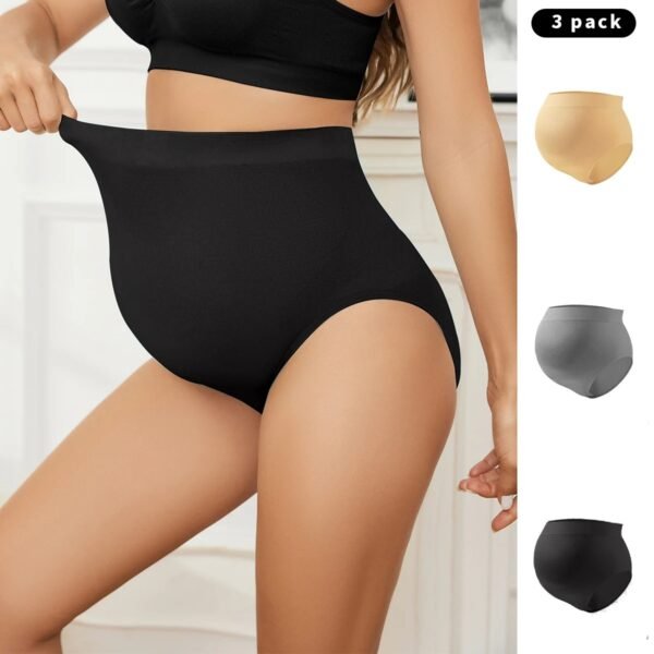 3 pcs New Breathable And Comfortable High Waisted Underwear For Seamless And Tight Fitting Pregnant Women 3 pcs New Breathable And Comfortable High Waisted Underwear For Seamless And Tight Fitting Pregnant Women