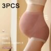 3PCS Maternity Panties High Waist Pregnant Panties Adjustable Belly Support Briefs for Pregnant Women Lace Solid Cozy Intimates