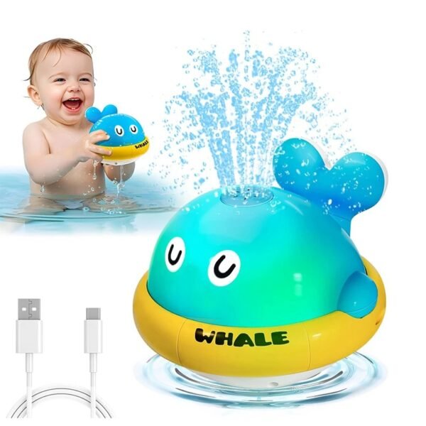 Baby Bath Toys Toddler Bath Toys for Kids Light Up Whale Bath Toys Sprinkler Pool Water Table Infant Toys Bathtub Fountain Toy Baby Bath Toys Toddler Bath Toys for Kids Light Up Whale Bath Toys Sprinkler Pool Water Table Infant Toys Bathtub Fountain Toy