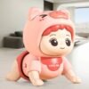 Baby Crawling Guide Toys Training Party Up Crawling Baby Electric Learning To Climb Music Early Education Doll