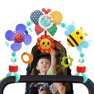 Baby Stroller Arch Toys Bouncer Toy Pram Activity Arch Toys Fine Motor Skills Toys Sensory Development Baby Car S Baby Stroller Arch Toys Bouncer Toy Pram Activity Arch Toys Fine Motor Skills Toys Sensory Development Baby Car S
