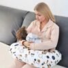 Baby Breastfeeding Pillow Nursing Pillow for Period Lactation Maternity Feeding Cushion with Breathable Fabric Cute Print Baby Breastfeeding Pillow Nursing Pillow for Period Lactation Maternity Feeding Cushion with Breathable Fabric Cute Print