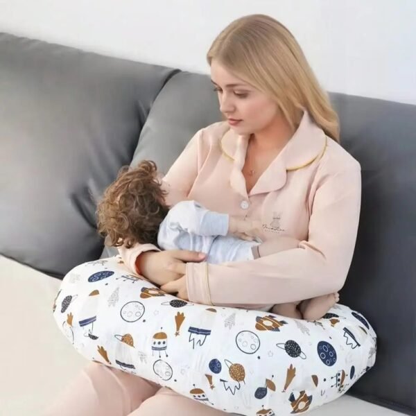 Baby Breastfeeding Pillow Nursing Pillow for Period Lactation Maternity Feeding Cushion with Breathable Fabric Cute Print Baby Breastfeeding Pillow Nursing Pillow for Period Lactation Maternity Feeding Cushion with Breathable Fabric Cute Print
