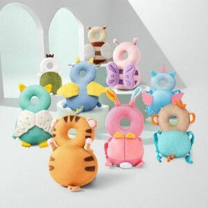Toddler Safety Backpack Head Protector Baby Walking Crash Cushion Anti-Fall Pillow Learning To Walk Infant Fall Protection Gear