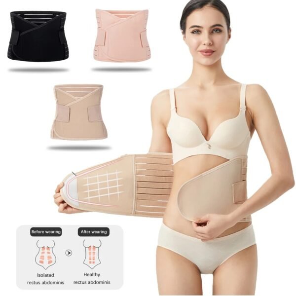Corset Postpartum Belly Band Pregnant Women Tummy Belly Pelvis Belt Wrap Waist Trainer Recovery Bandage Strap Body Shaper Corset Postpartum Belly Band Pregnant Women Tummy Belly Pelvis Belt Wrap Waist Trainer Recovery Bandage Strap Body Shaper