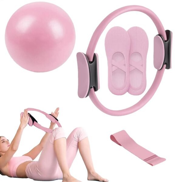 NEW Pilates Ball And Ring Set Pilates Fitness Ring Resistance Band Exercise Workout Fitness Equipment For Pregnancy Postpartum NEW Pilates Ball And Ring Set Pilates Fitness Ring Resistance Band Exercise Workout Fitness Equipment For Pregnancy Postpartum