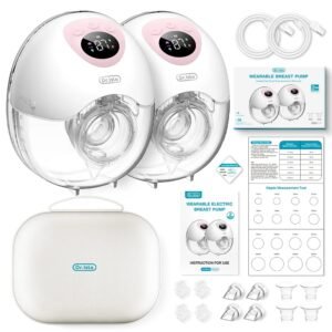 MAMIJOY 2PCS Wearable Electric Breast Pump 4 Modes 36Suction Levels Silent Leak-Proof Hands Free Breast Pumps Breastfeeding EB50 MAMIJOY 2PCS Wearable Electric Breast Pump 4 Modes 36Suction Levels Silent Leak-Proof Hands Free Breast Pumps Breastfeeding EB50