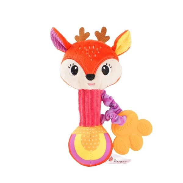 Soft Baby Rattle Hand Grab Toy 0-12M