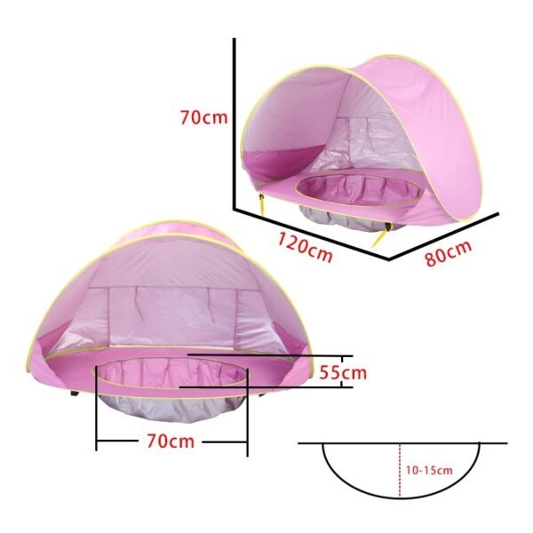 main-image-11 (1) Baby Beach Tent UV Sun Shade with Mini Pool