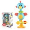 Baby Cartoon Rattle Toy with Suction Cup – Interactive Baby Toy