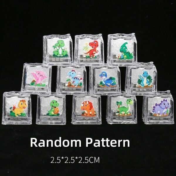 Kids Bath Toy – Glowing Reusable Ice Cubes for Water Play