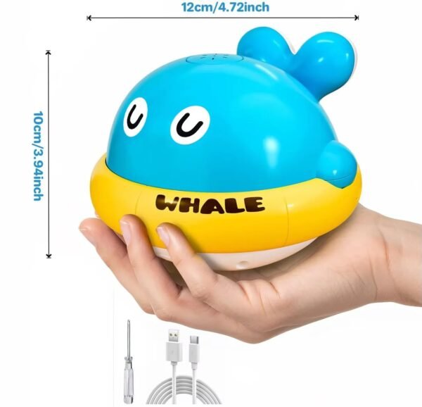 main-image-12 Baby Light Up Whale Bath Toy – Sprinkler & Fountain Bathtub Toy