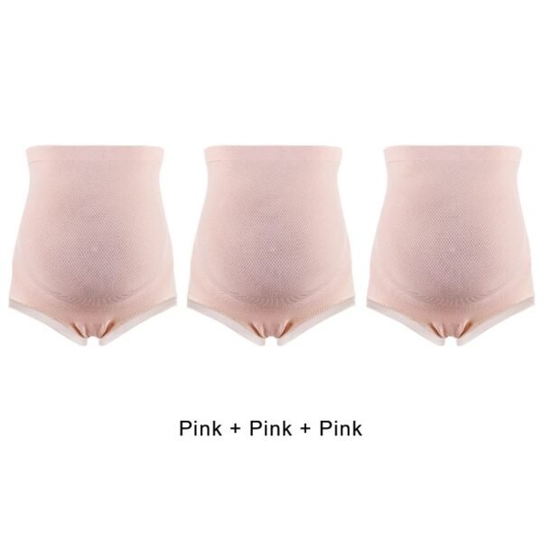3PCS High Waist Maternity Panties – Adjustable Belly Support
