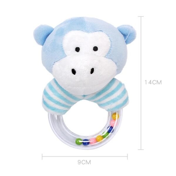 Elephant Plush Baby Rattle Toy 0-24M