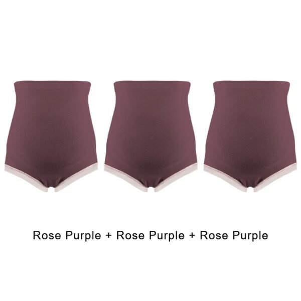 3PCS High Waist Maternity Panties – Adjustable Belly Support