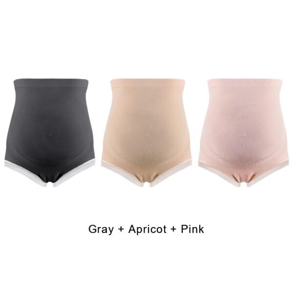 3PCS High Waist Maternity Panties – Adjustable Belly Support