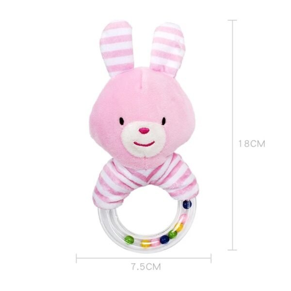 Elephant Plush Baby Rattle Toy 0-24M