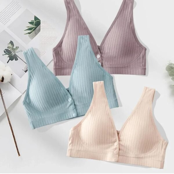 Pure Cotton Nursing Bra – Maternity & Breastfeeding Bralette