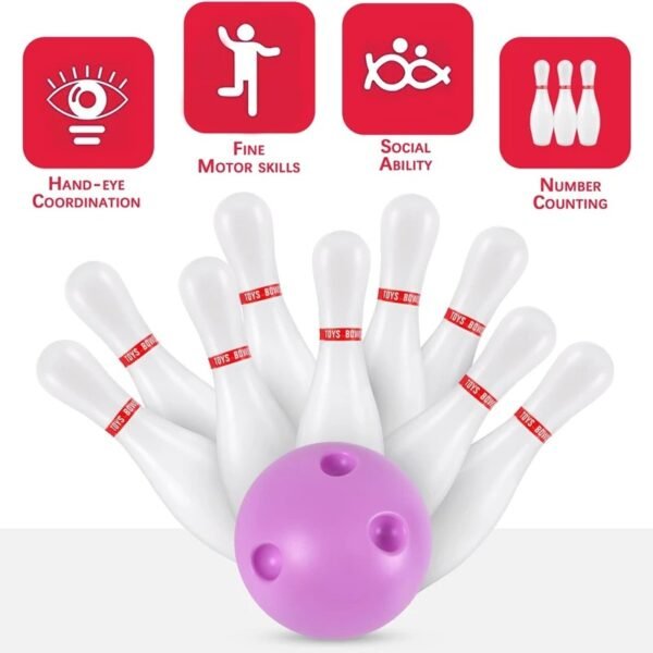 Glow-in-the-Dark Bowling Set for Kids