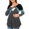 main-image-2 Maternity Nursing T-Shirt Long Sleeve Patchwork