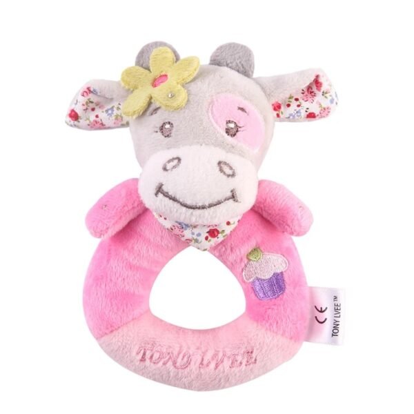Elephant Plush Baby Rattle Toy 0-24M
