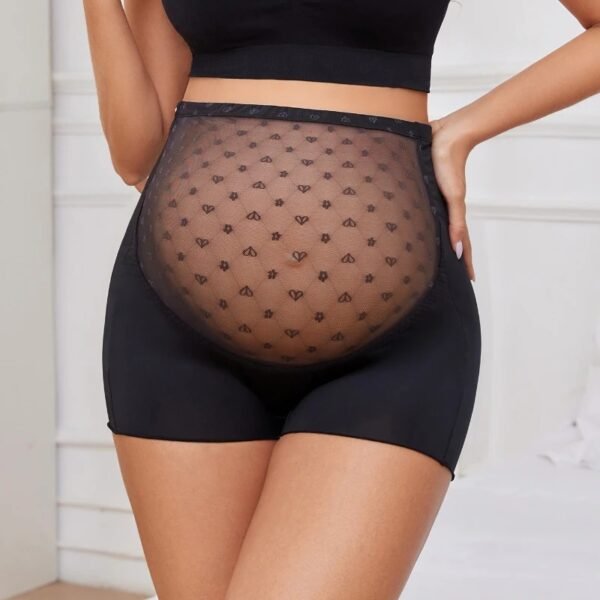 Plus Size Maternity Striped Tights