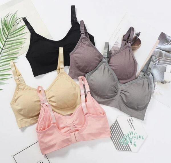 3pcs Maternity Nursing Bras – Cotton & Seamless