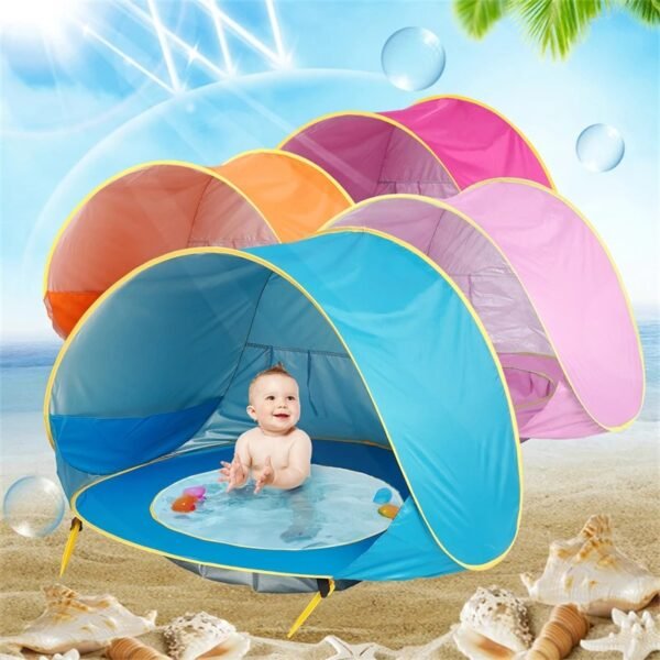 main-image-3 Baby Beach Tent UV Sun Shade with Mini Pool