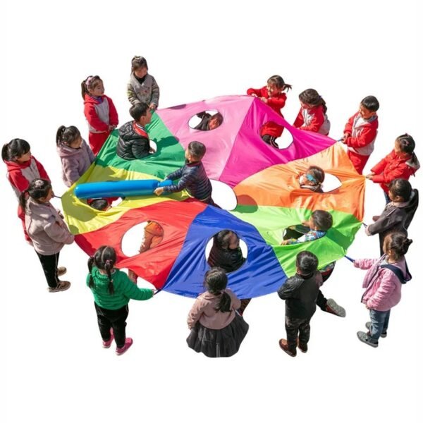 Rainbow Kids Parachute Play Tent