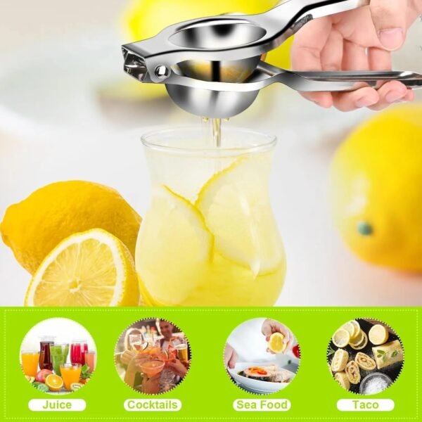 Stainless Steel Manual Lemon Squeezer – Citrus Juicer Press
