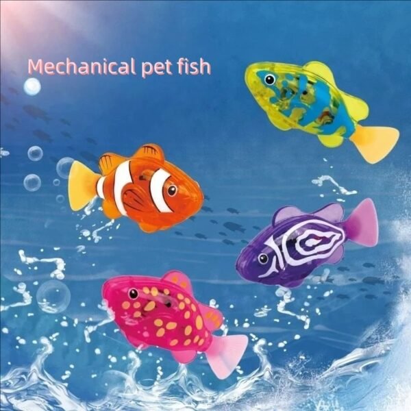 main-image-3 Baby Bath Toy – Light-Up Swimming Clownfish for Water Play