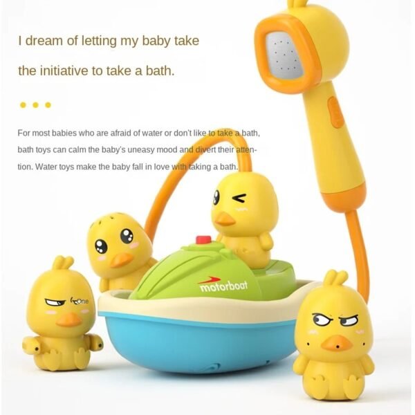 Cute Duck Baby Bath Toy – Electric Water Spray