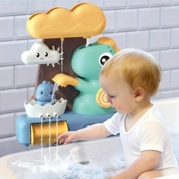 Dinosaur Baby Bath Toy – Soft Shower Head Set