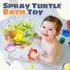 Rechargeable Turtle Bath Toy – Bathtub Fountain Sprinkler
